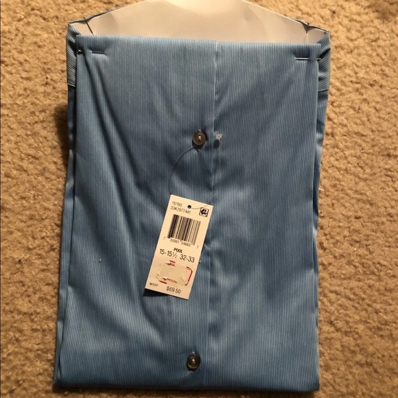 CalvinKlein Tech-stretch slim-fit dress-shirt Blue - Picture 6 of 8